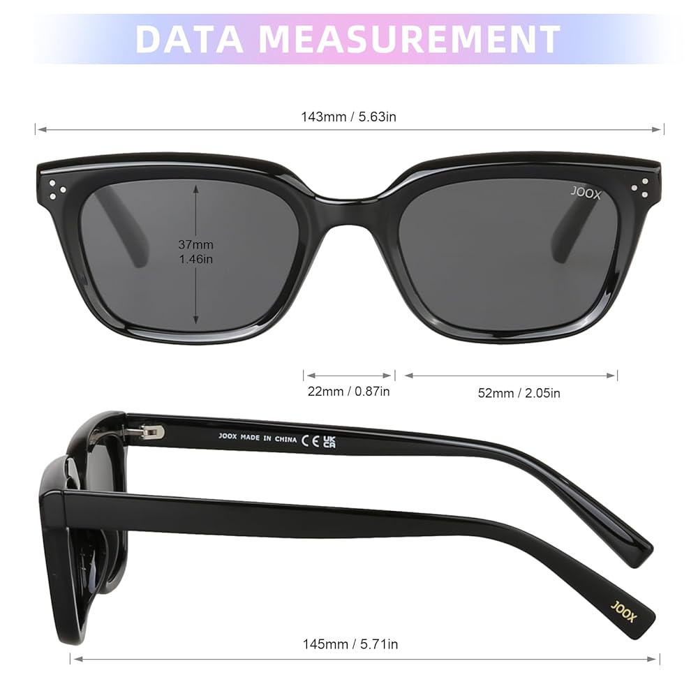 Amazon.com: JOOX Retro Square Sunglasses Women Men for Small
